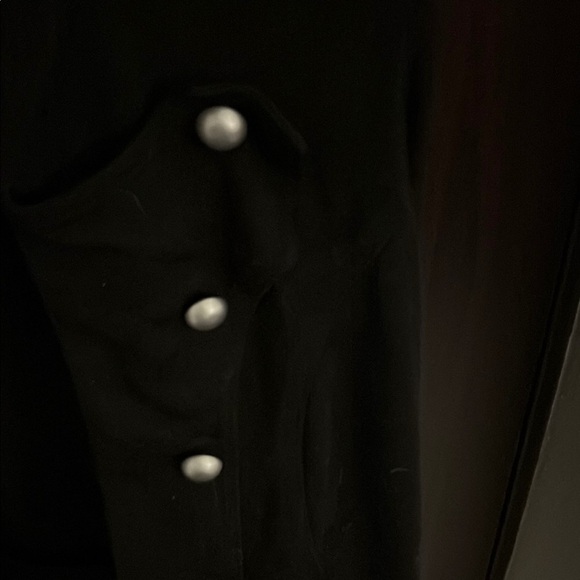 Edge Black Blazer Sleek Suit Jacket - Picture 3 of 9